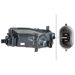Front Fog Light HELLA 1NG 354 843-041 OE Ref 7E0 941 662 B