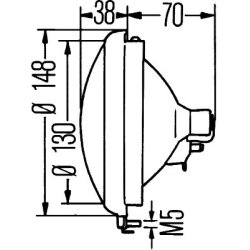 Headlight Insert HELLA 1S3 001 442-001 OE Ref F 140 900 020 080