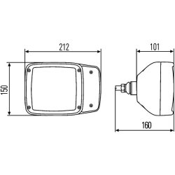 Headlight HELLA 1SA 996 120-451 OE Ref 2767894 HELLA