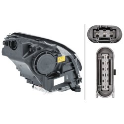 Headlight HELLA 1ZL 263 037-311 OE Ref 251 820 21 61 64 HELLA