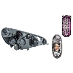Headlight HELLA 1ZS 009 250-791 OE Ref 1 580 307