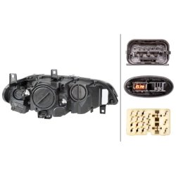 Headlight HELLA 1ZS 009 645-511 OE Ref 63 11 7 271 371 HELLA
