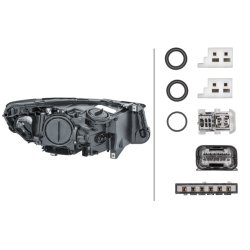 Headlight HELLA 1ZS 010 130-611 OE Ref 7 262 723