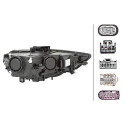 Headlight HELLA 1ZS 010 740-651 OE Ref 8V0 941 753 HELLA