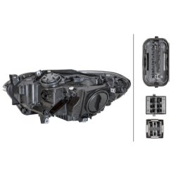 Headlight HELLA 1ZS 010 741-661 OE Ref 63 11 7 296 910 HELLA