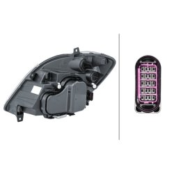 Headlight HELLA 1ZS 247 012-221 OE Ref A 906 820 10 61