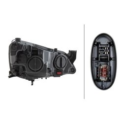 Headlight HELLA 1ZT 010 012-411 OE Ref 12 16 708