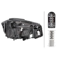 Headlight HELLA 1ZT 010 818-471 OE Ref A 176 820 31 61 HELLA
