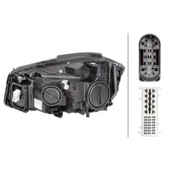 Headlight HELLA 1ZT 010 818-481 OE Ref A 176 820 32 61 HELLA