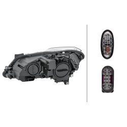 Headlight HELLA 1ZT 011 733-061 OE Ref A 207 820 06 39