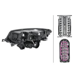 Headlight HELLA 1ZX 012 669-421 OE Ref 567 941 016 F HELLA