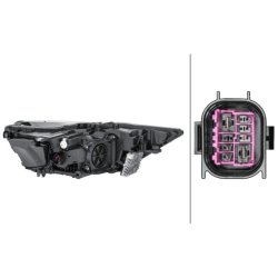 Headlight HELLA 1ZX 013 376-131 OE Ref 4K0 941 033 A