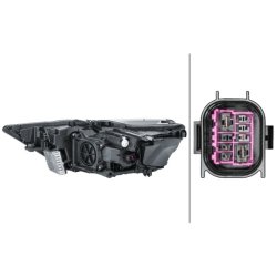 Headlight HELLA 1ZX 013 376-141 OE Ref 4K0 941 034 A HELLA
