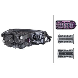 Headlight HELLA 1ZX 013 924-211 OE Ref 5G1 941 077 HELLA
