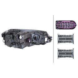 Headlight HELLA 1ZX 013 924-231 OE Ref 1ZX 013 924-235 HELLA