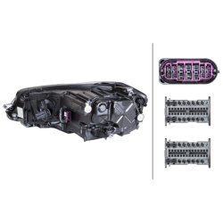 Headlight HELLA 1ZX 013 924-281 OE Ref 5G2 941 114 HELLA