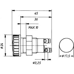 Control Lamp HELLA 2AA 008 592-021 OE Ref 62797