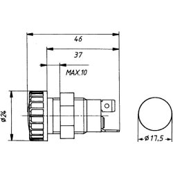 Control Lamp HELLA 2AA 008 594-021 OE Ref AZ 10 3535