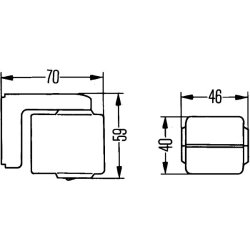 Reading Light HELLA 2AB 004 532-102 OE Ref 700/50093