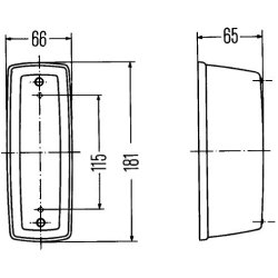 Direction Indicator HELLA 2BA 001 221-041 OE Ref 1503.010.00
