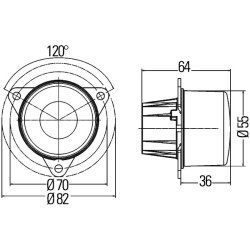 Side Indicator HELLA 2BA 011 172-007 HELLA