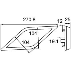 Side Indicator HELLA 2BA 013 331-211 HELLA