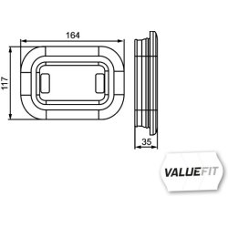 Side Indicator HELLA 2BA 357 025-011 HELLA