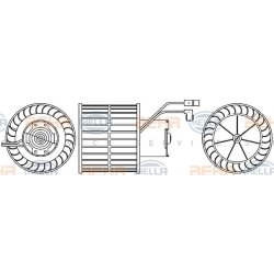 Auxiliary Side Indicator HELLA 2BM 013 338-061 OE Ref 12483270