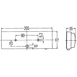 Interior Light HELLA 2JA 003 354-001 OE Ref 067 6003 HELLA