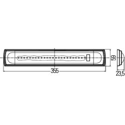 Interior Light HELLA 2JA 007 373-311 OE Ref 1 210 100 7 HELLA