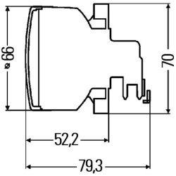 Rear Fog Light HELLA 2NE 009 001-127 OE Ref 503447529 HELLA