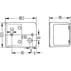 Position Light HELLA 2PF 006 679-017 OE Ref TP03003128