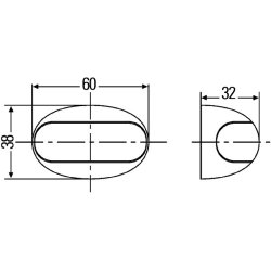 Position Light HELLA 2PF 959 570-202 OE Ref 83.25260-504