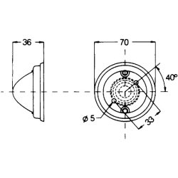 Position Light HELLA 2PF 997 022-011