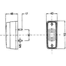 Position Light HELLA 2PF 997 027-011 OE Ref 8041093