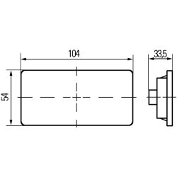 Side Marker Light HELLA 2PS 007 972-011 OE Ref 1 391 144