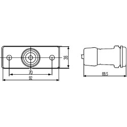 Side Marker Light HELLA 2PS 008 382-801 OE Ref 152 9463