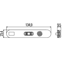 Side Marker Light HELLA 2PS 009 226-021 OE Ref 6501240011