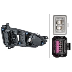 Daytime Running Light HELLA 2PT 010 945-051 OE Ref 9807433180