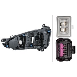 Daytime Running Light HELLA 2PT 010 945-061 OE Ref 9807433080 HELLA