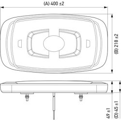Warning Light HELLA 2RL 014 565-011