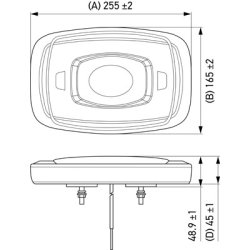 Warning Light HELLA 2RL 014 566-221