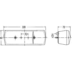 Tail Light HELLA 2SD 001 688-171 OE Ref 1 516 578
