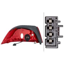 Rear Tail Light HELLA 2SD 010 697-101 OE Ref 1Q0 945 096 S