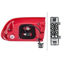 Rear Tail Light HELLA 2SD 011 500-111 OE Ref 95B.945.093.T HELLA