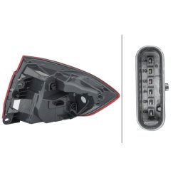 Rear Tail Light HELLA 2SD 012 147-311 OE Ref 7 369 117