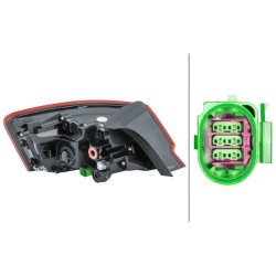 Rear Tail Light HELLA 2SD 012 831-041 OE Ref 8V3 945 092