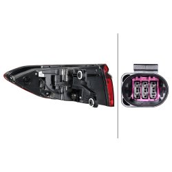 Combination Rear Light HELLA 2SD 013 095-621 OE Ref 4N0 945 092 B HELLA