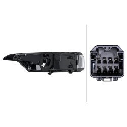 Combination Rear Light HELLA 2SD 015 019-121 OE Ref 98 352 992 80 HELLA