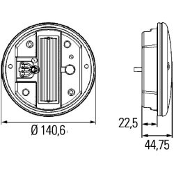 Tail Light HELLA 2SD 344 100-001 OE Ref 091 17212 HELLA